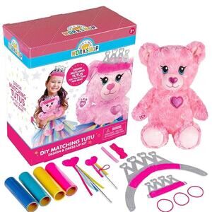 Fashion Angels Build A Bear Workshop DIY Matching Tutu Design Dress Up Kit